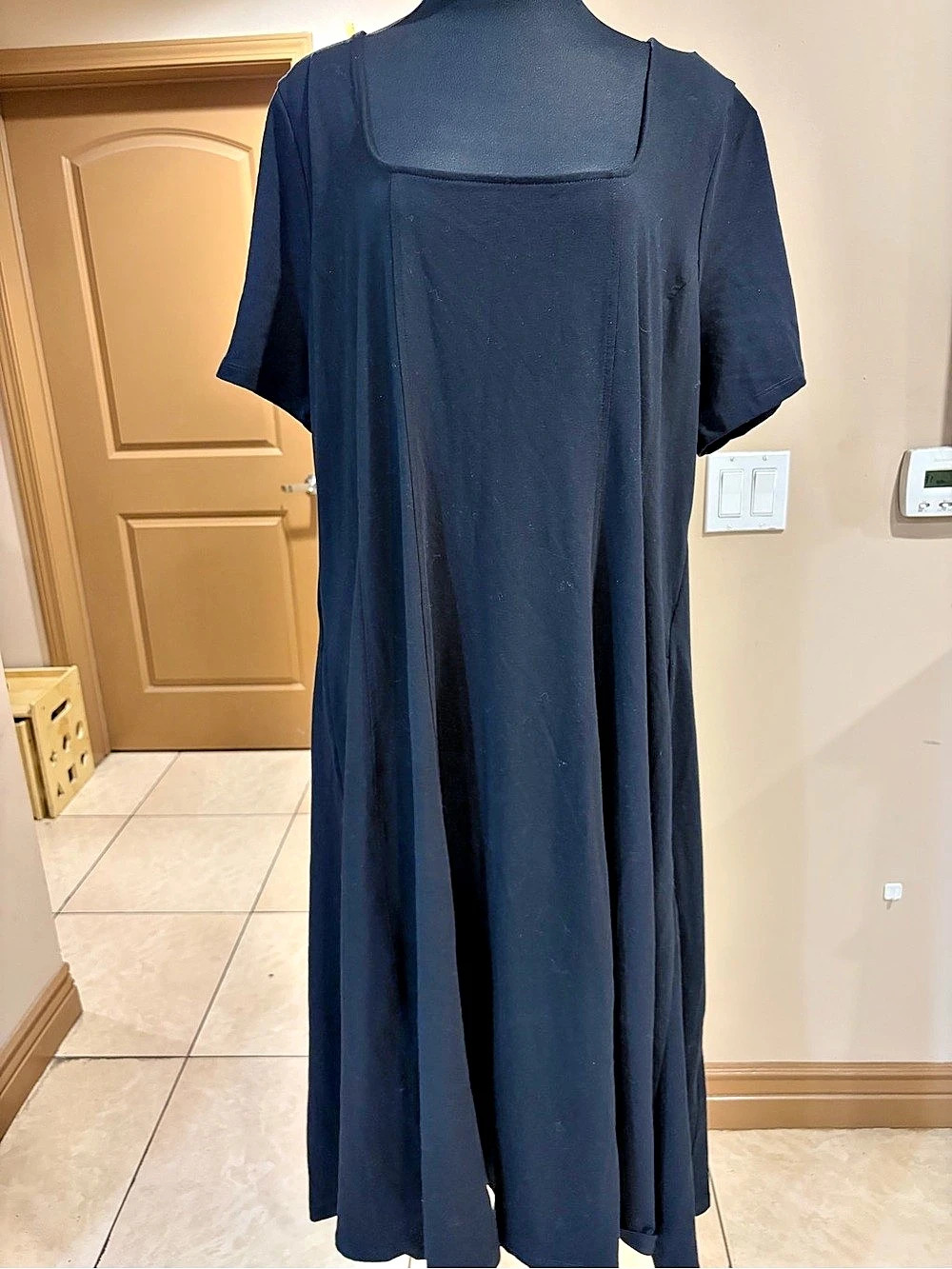 AVA & VIV Women's Maxi Dress Black 2X NWT